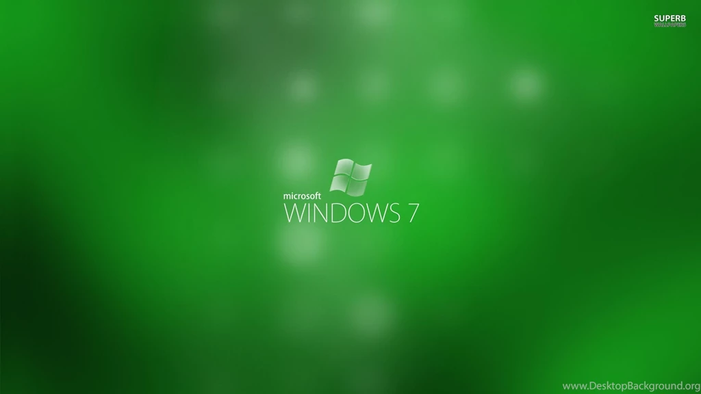 Green Microsoft Windows 7 Wallpapers   Computer Wallpapers