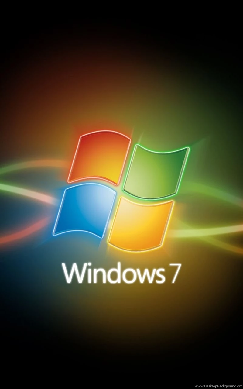 Download Wallpapers 800x1280 Windows 7, Line, Logo, Red, Yellow ...