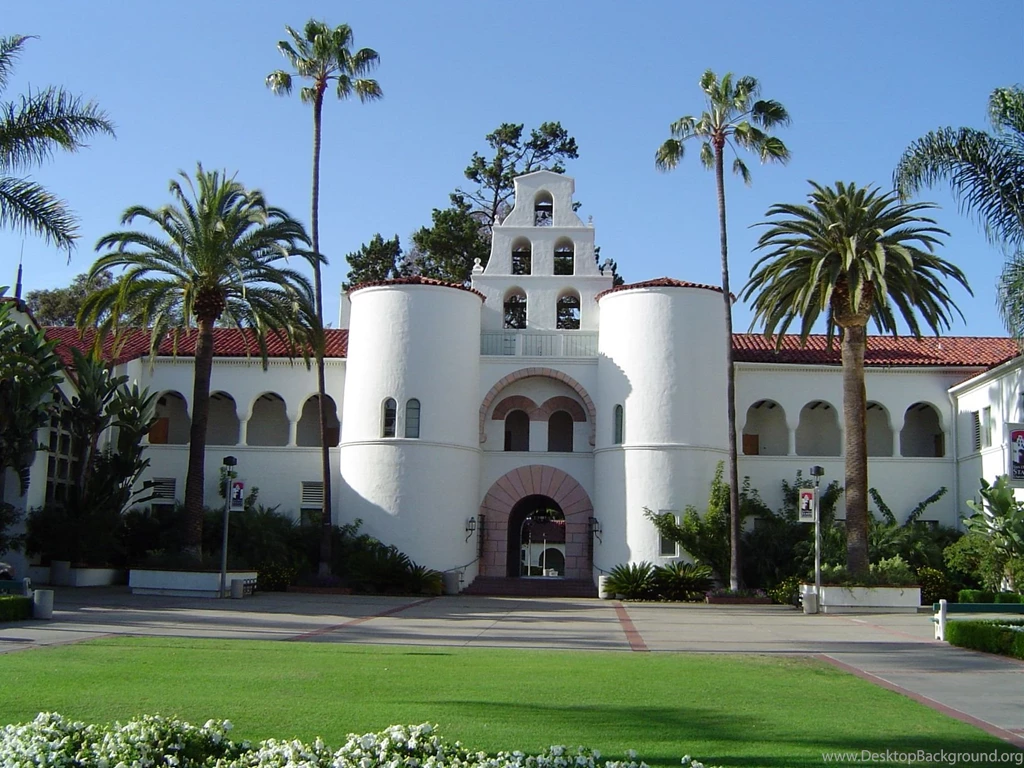 San Diego State University Map Wallpaper.