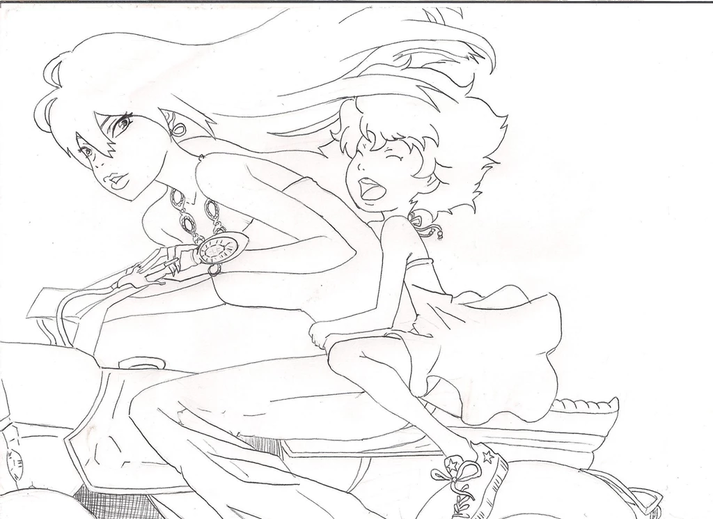 Michiko Hatchin Coloring Page By Rua tapu On DeviantArt