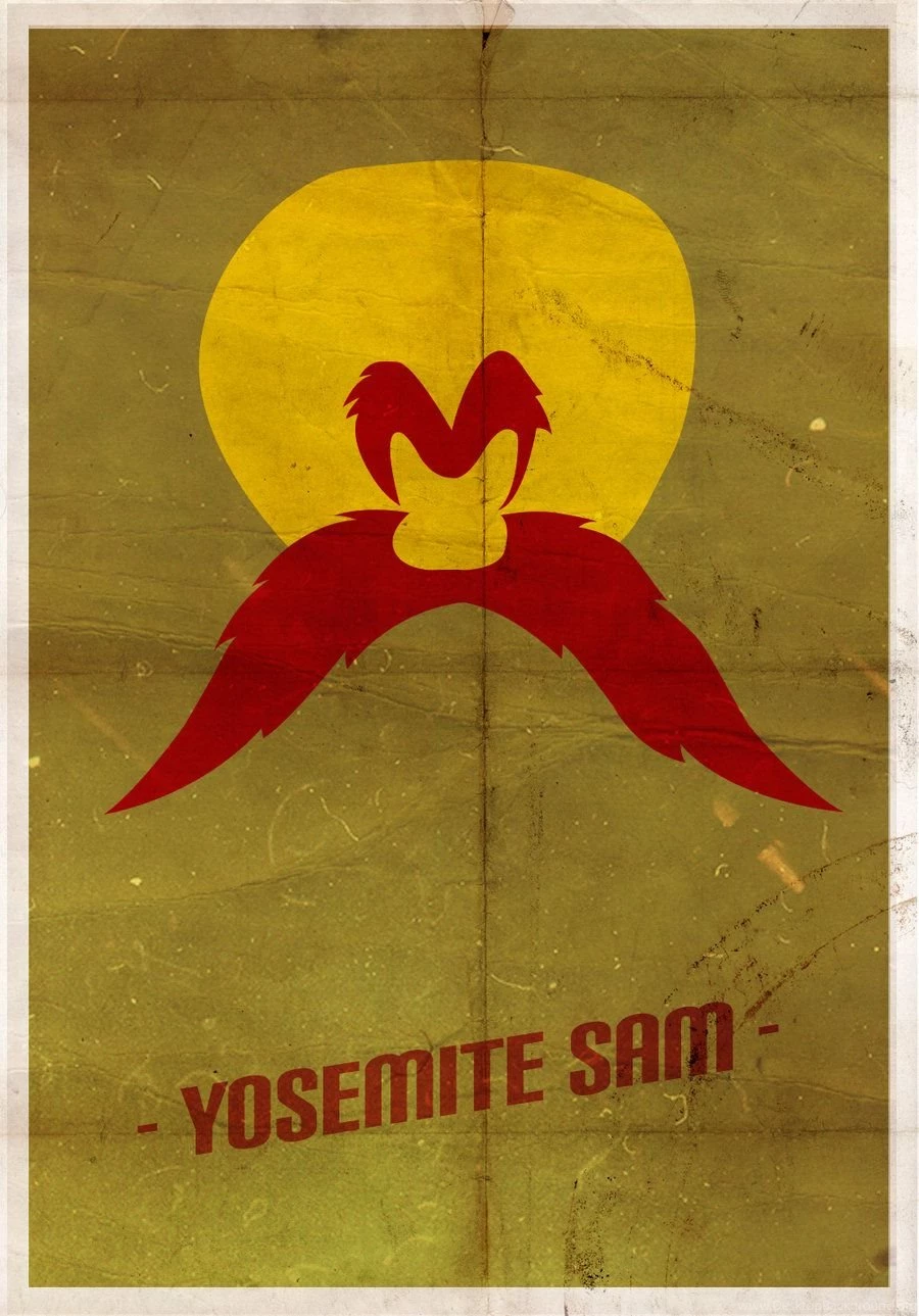 Yosemite Sam Minimal Poster By Sertug On DeviantArt
