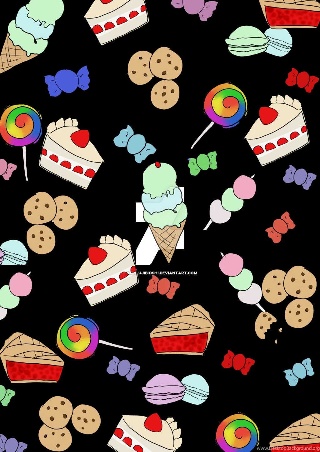 Sweets Backgrounds By AmuFujibioshi On DeviantArt