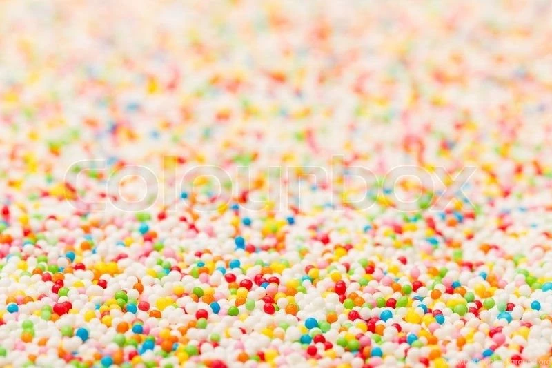 Sweet Sugar Spreading Pastry Decoration Backgrounds Stock Photo