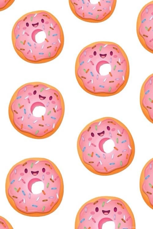 Background, Cute, Donuts, Food, Hipster, Pink, Wallpaper, Yum ...