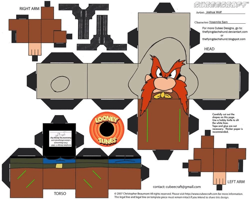 LT6: Yosemite Sam Cubee By TheFlyingDachshund On DeviantArt