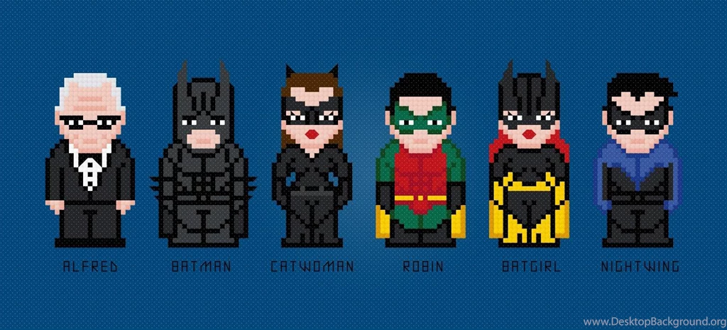Batman And Friends 8 Bit Batman Wallpapers