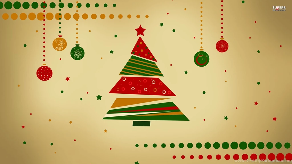 Retro Christmas Tree Wallpapers Holiday Wallpapers