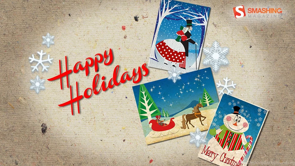 1920x1080 Retro Christmas Desktop PC And Mac Wallpapers