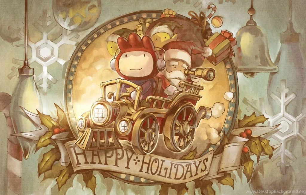 Scribblenauts Christmas Wallpapers By Super... Tiny Cartridge 3DS ...