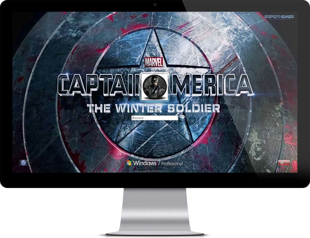 Captain America The Winter Soldier Theme For Windows 7 And 8