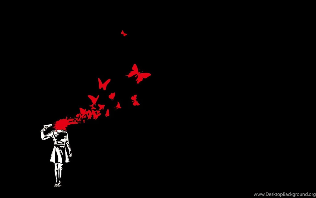 Dark Black Blood Butterfly Female Protagonist (persona3) Persona ...