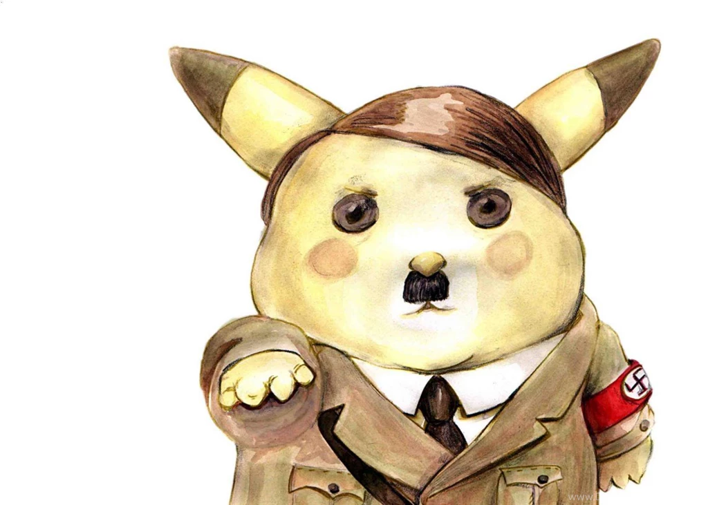 Pokemon Pikachu Nazi Adolf Hitler Wallpapers (
