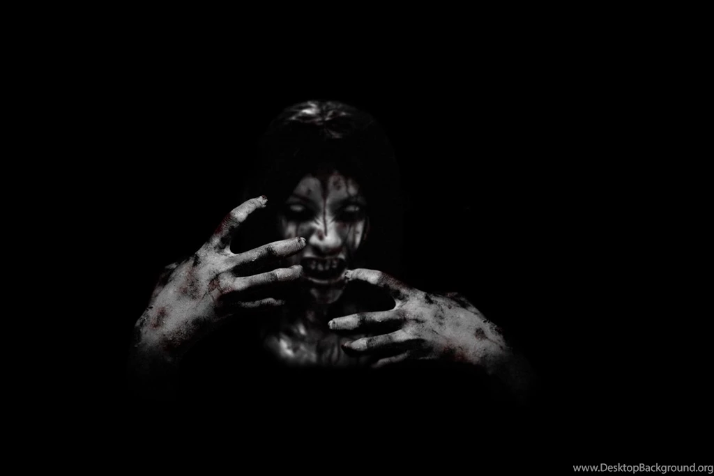 The House Creepy Black Movies Demon Blood Face Dark Horror Evil ...