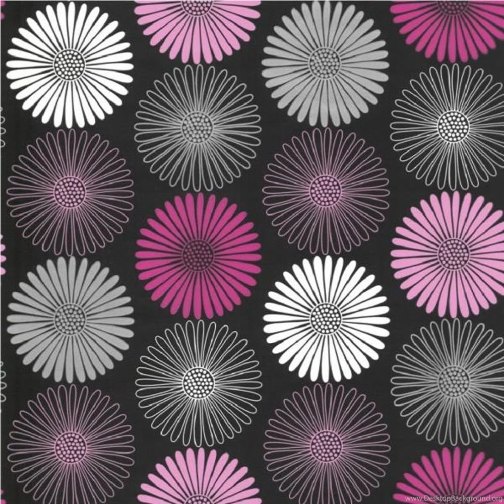 Arthouse arthouse opera daisy floral pink black metallic 10m wallpaper 617004 p1325 2047_image.jpg