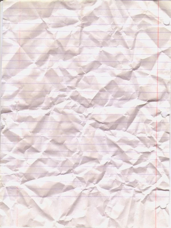 Crumpled Lined Paper By PrinnyDance On DeviantArt