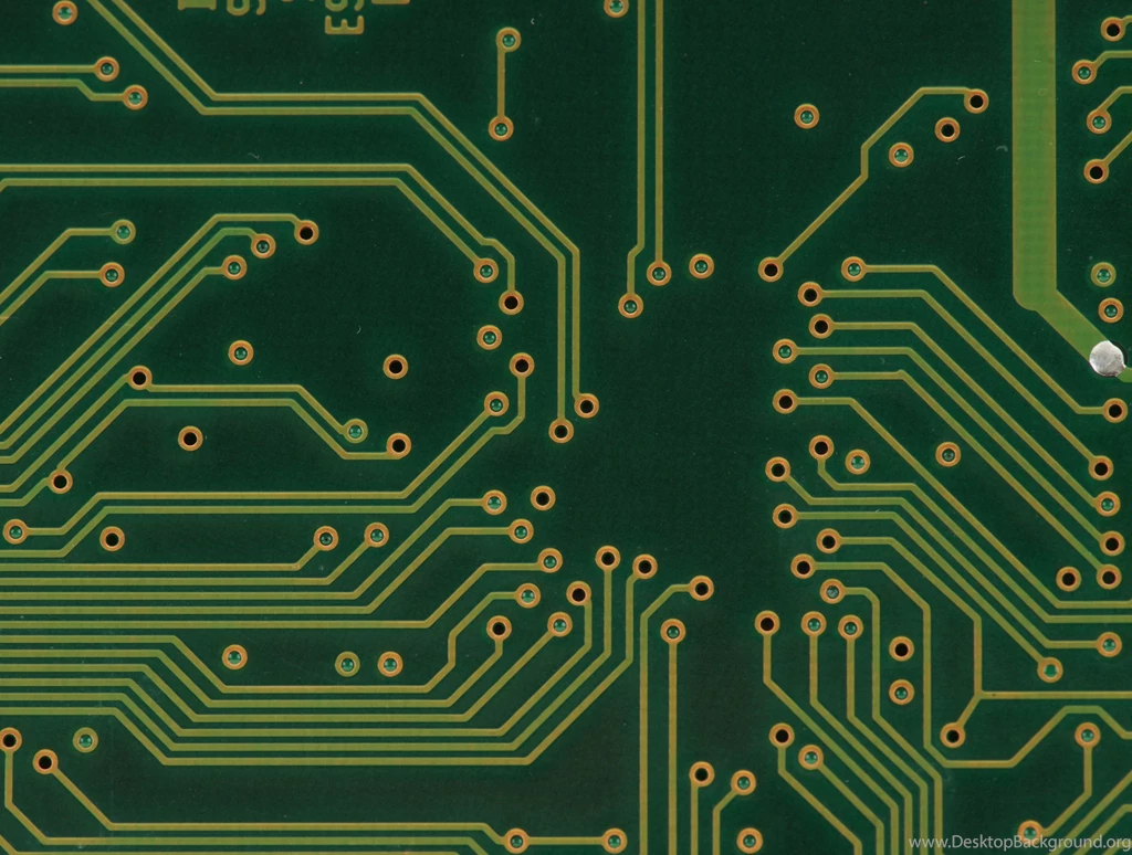 Photo Of A Green PCB – Printed Circuit Board Texture Backgrounds ...