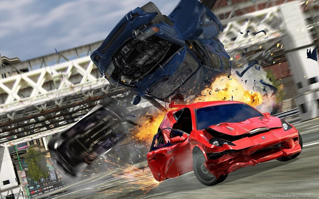 BURNOUT PARADISE Racing Action Race Game Video Wallpapers ...
