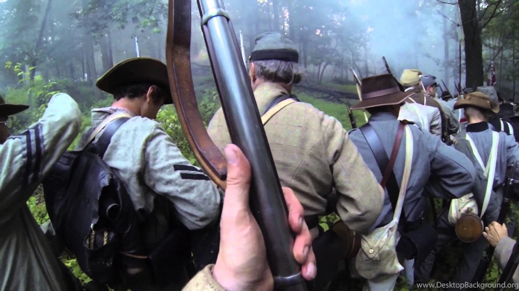 Culp's Hill. BGA 150th Gettysburg Reenactment YouTube