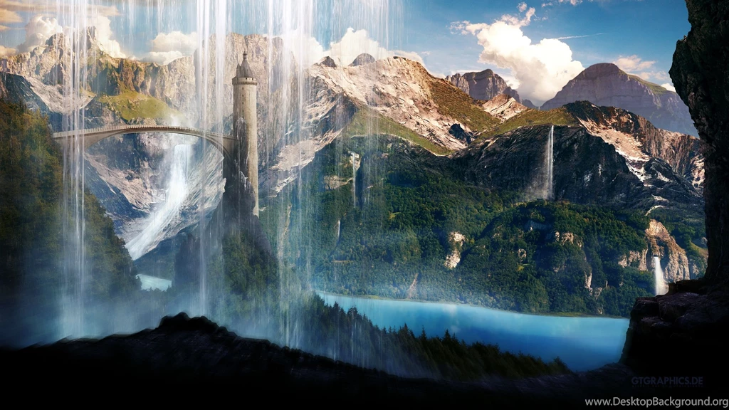 Waterfalls Scenery Wallpapers