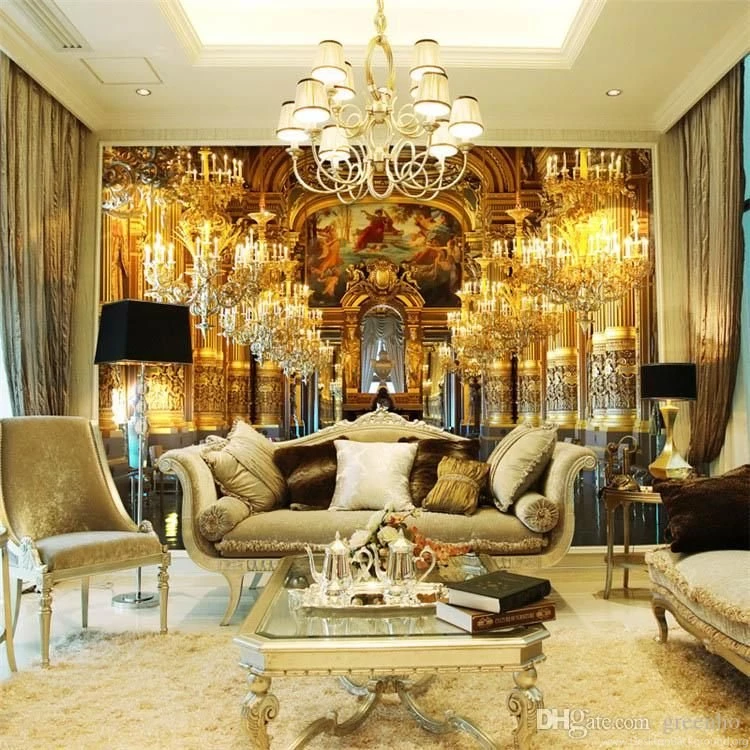 European Luxury Style Photo Wallpapers Wall Mural Designer Cartoon ...