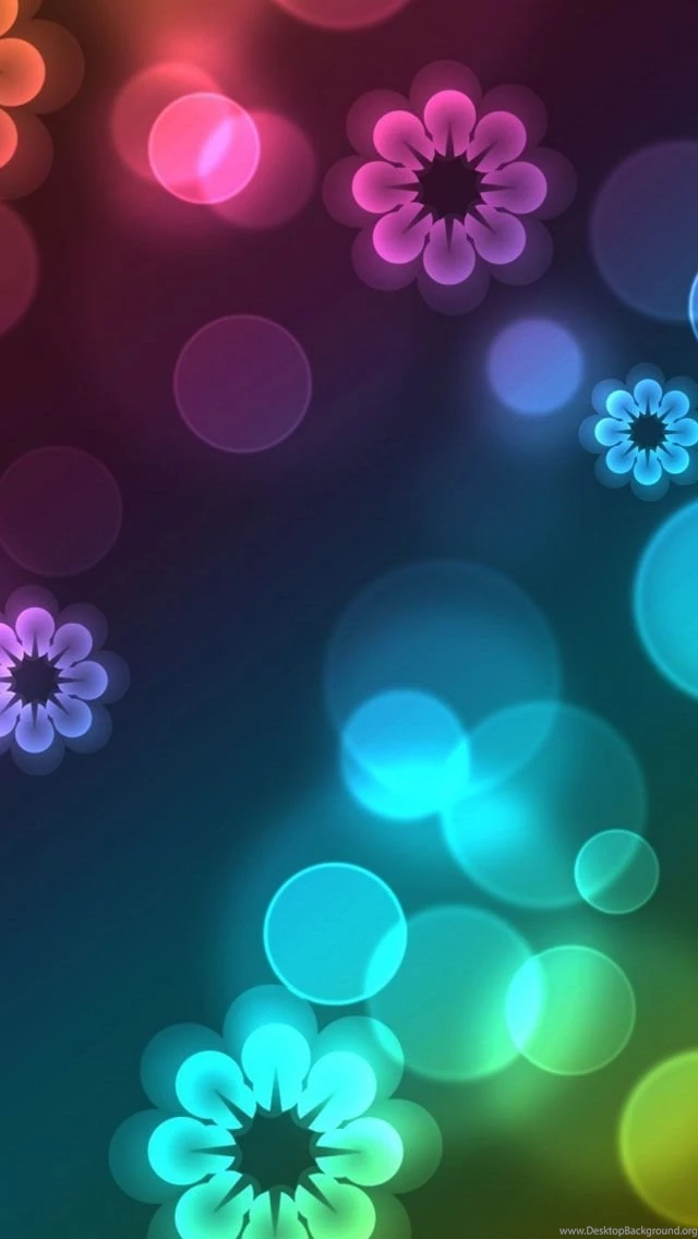 Glare Circles Patterns Colors iPhone 5 Wallpapers Download   Find ...