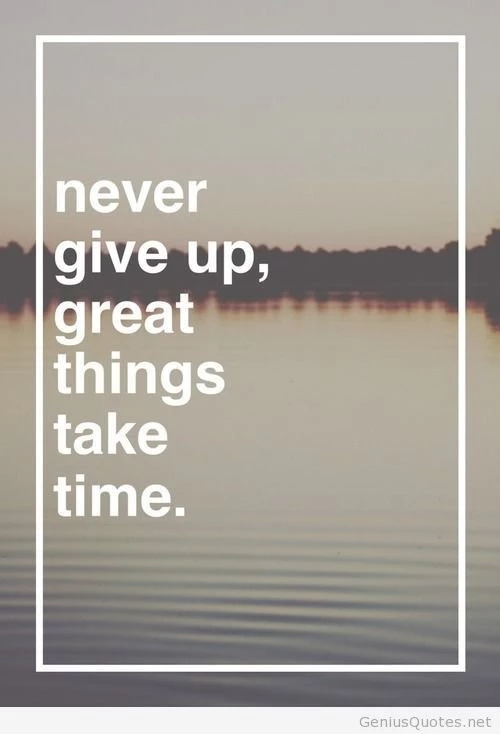 Wallpapers NEVER GIVE UP