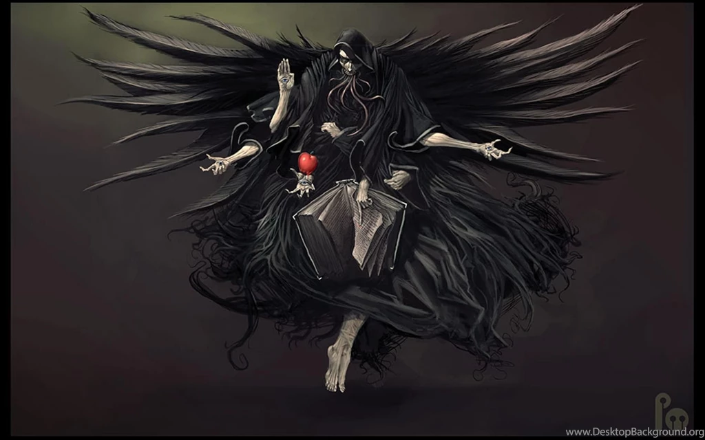 Angels Creepy Death Demons Wallpapers (