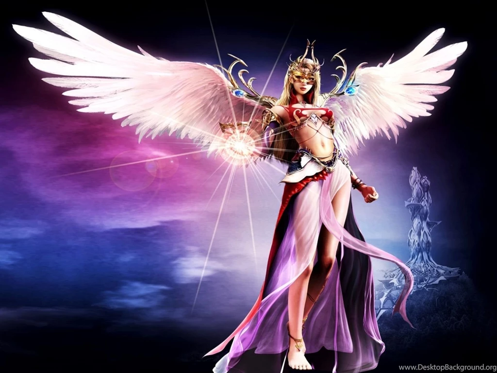 HD Fantasy Wallpapers A Girl With Angel Wings