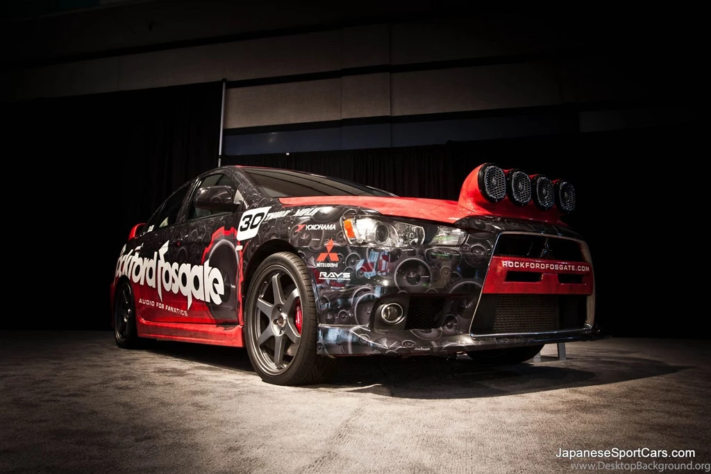 Mitsubishi EVO Rockford Fosgate Rally Edition At 2012 Los Angeles ...