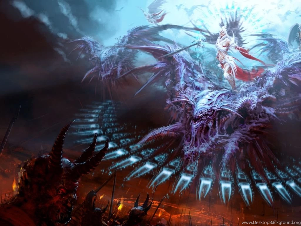 Wallpapers Demons Angels Vs 1024x768