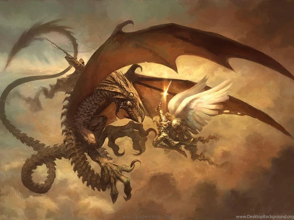 Gallery For   Angel Vs Devil War