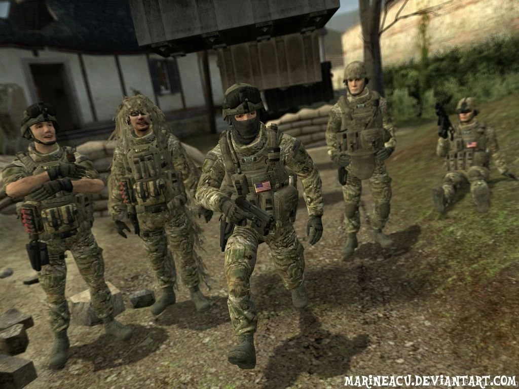 MW3: Random Delta Force Member Running From Boxes By MarineACU On ...