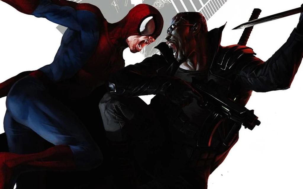 Blade Vs Spider man Wallpapers By Spitfire666xXxXx On DeviantArt