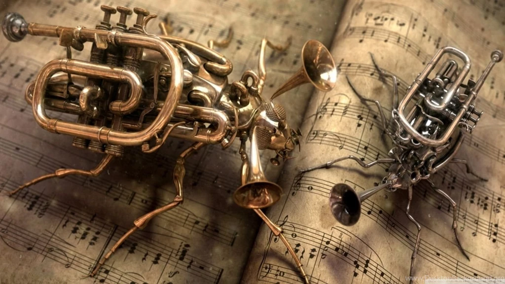 Steampunk Music HD Desktop Wallpapers : High Definition : Mobile