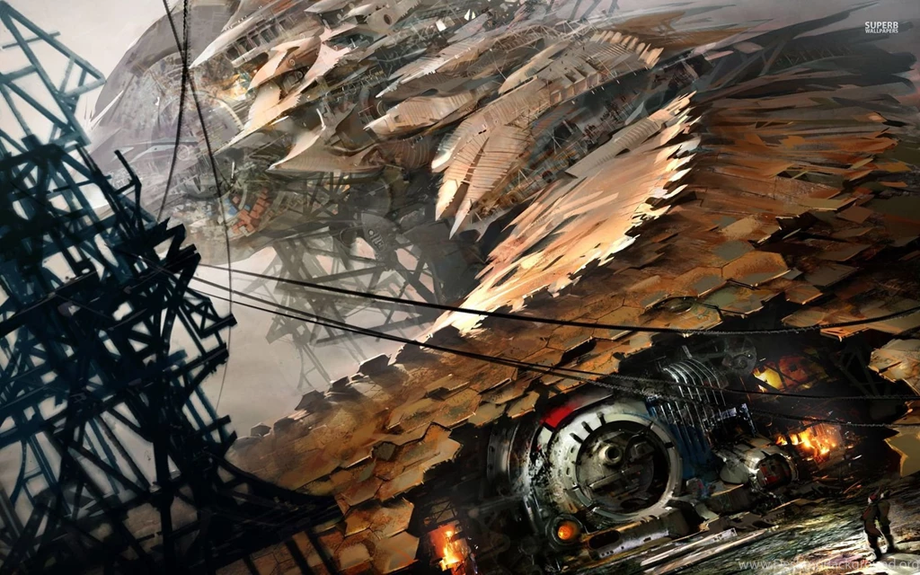 Steampunk Spaceship Wallpapers   Fantasy Wallpapers