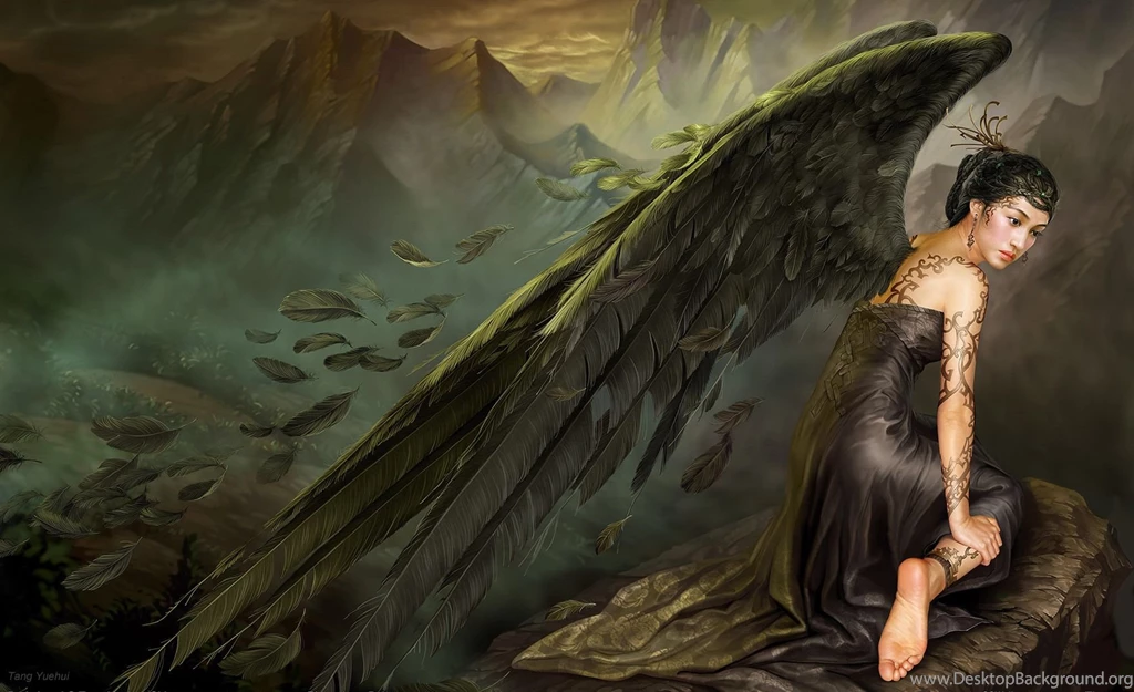Gallery For Beautiful Angel Wings Wallpapers