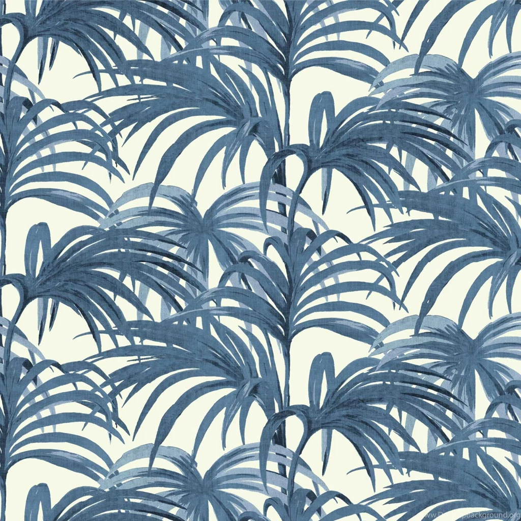 Palmeral Wallpapers Off White Azure Desktop Background