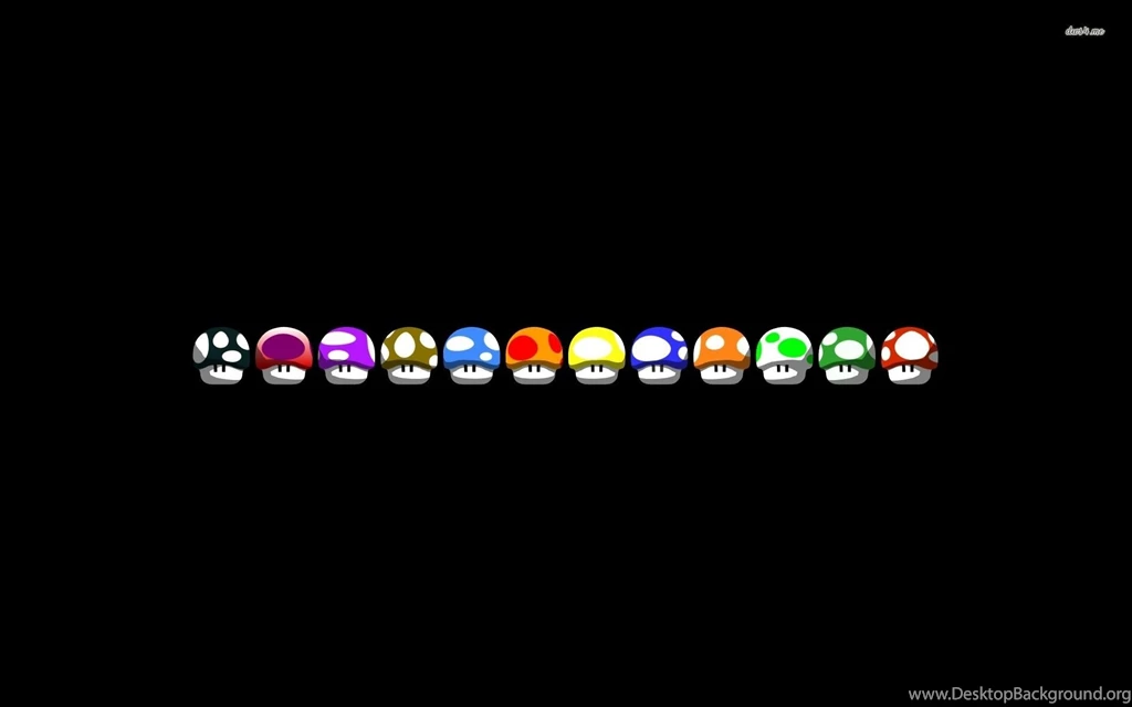 Mario Mushrooms Wallpapers Vector Wallpapers