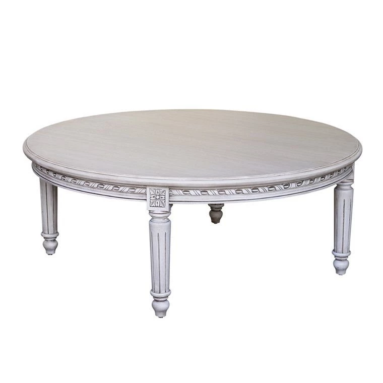 Round White Coffee Tables AQ24
