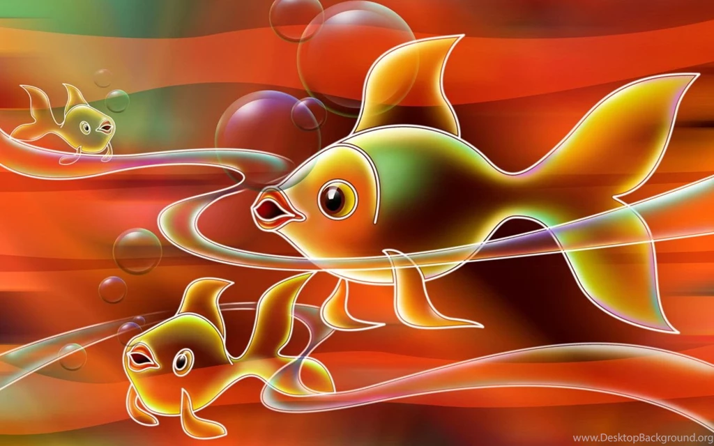 Gold Wallpapers Free: Gold Fish Wallpapers