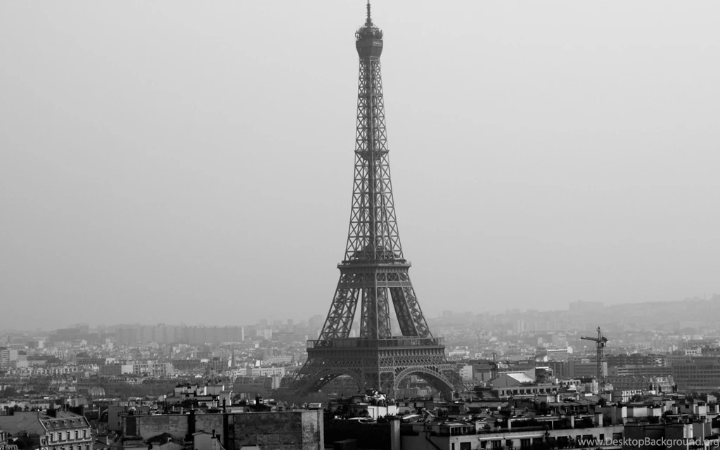 Tower Eiffel Black And White Mac Wallpapers Download