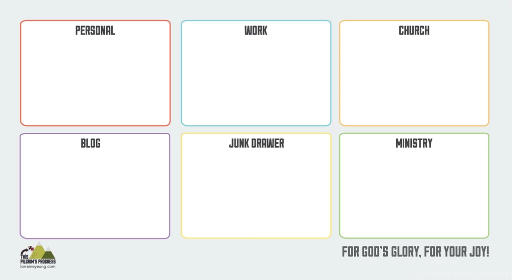 Free Desktop Organizer And A Sneak Peek This Pilgrim's Progress