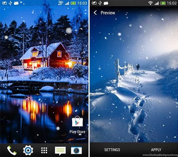 Free Android Christmas Live Wallpapers Apps