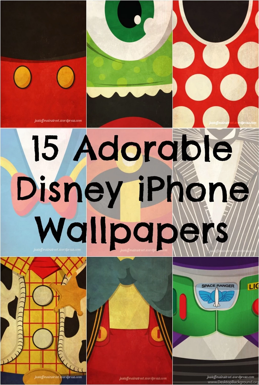 15 Iconic Disney Characters As iPhone Wallpapers