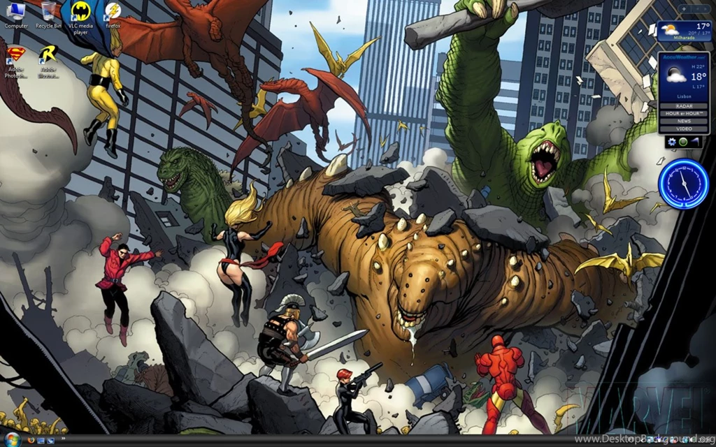 My Comic Book Desktop By Super Oz On DeviantArt