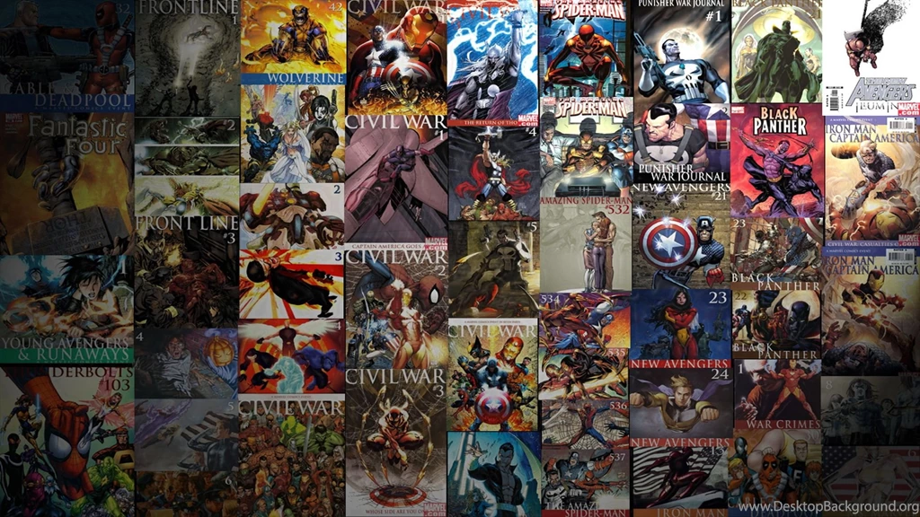 Civil War Marvel Comic Covers