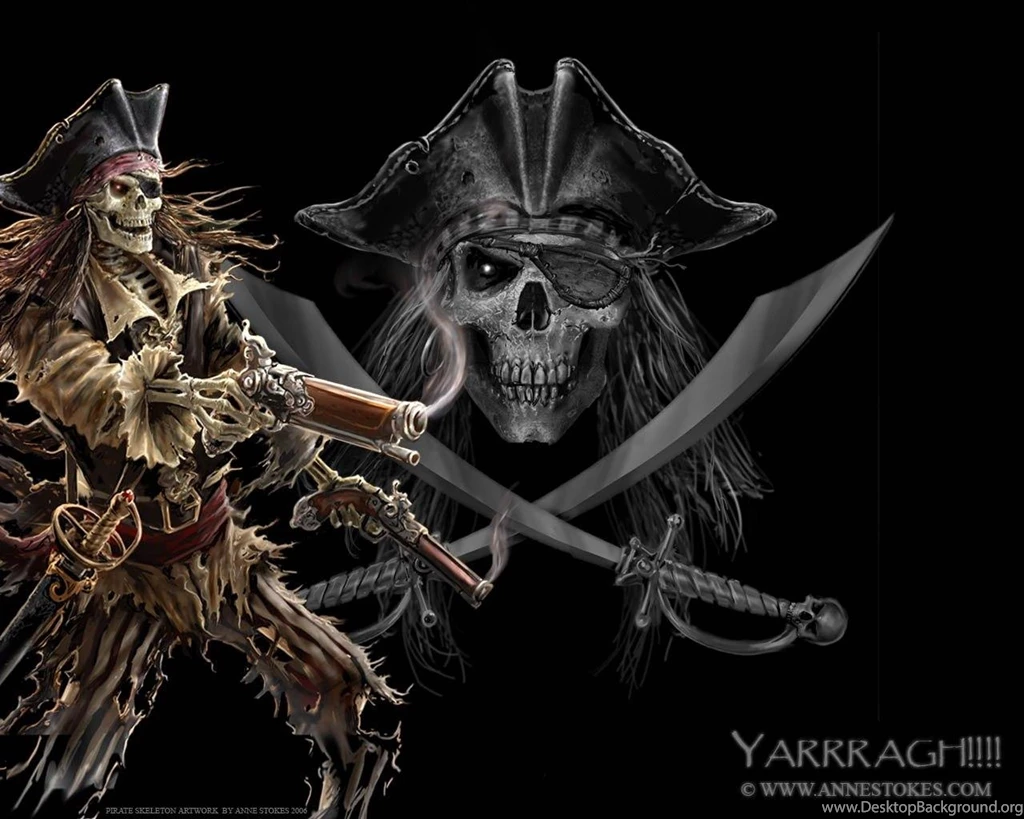 Pirate Skeleton Wallpapers By Ironshod Fondo De Escritorio ...