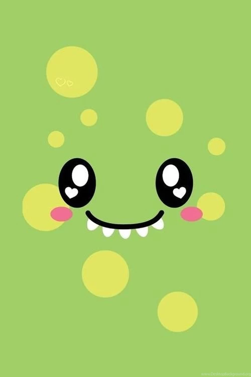 Adorable Ipod/iphone Wallpapers Of A Cute, Green Being Filling Your ...