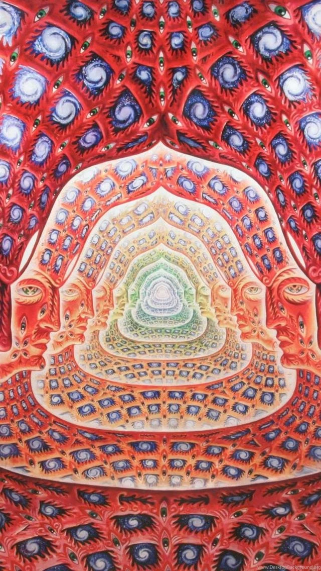 Psychedelic Alex Grey iPhone 5 Wallpapers (640x1136)