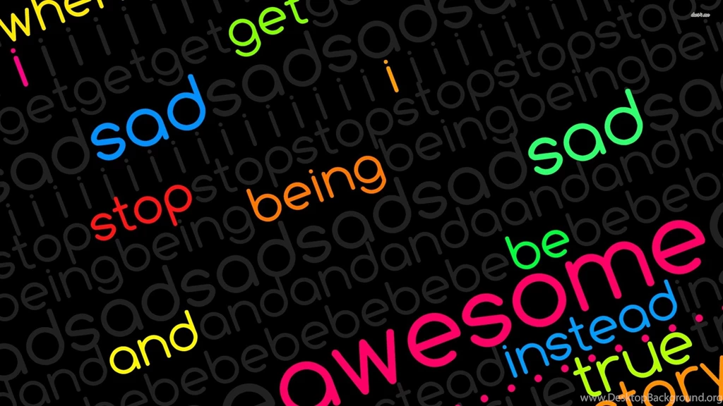 Be Awesome Wallpapers   Typography Wallpapers